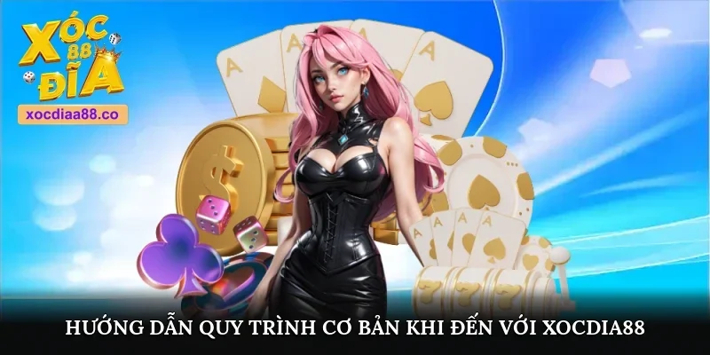 Hướng dẫn quy trình cơ bản khi đến với Xocdia88